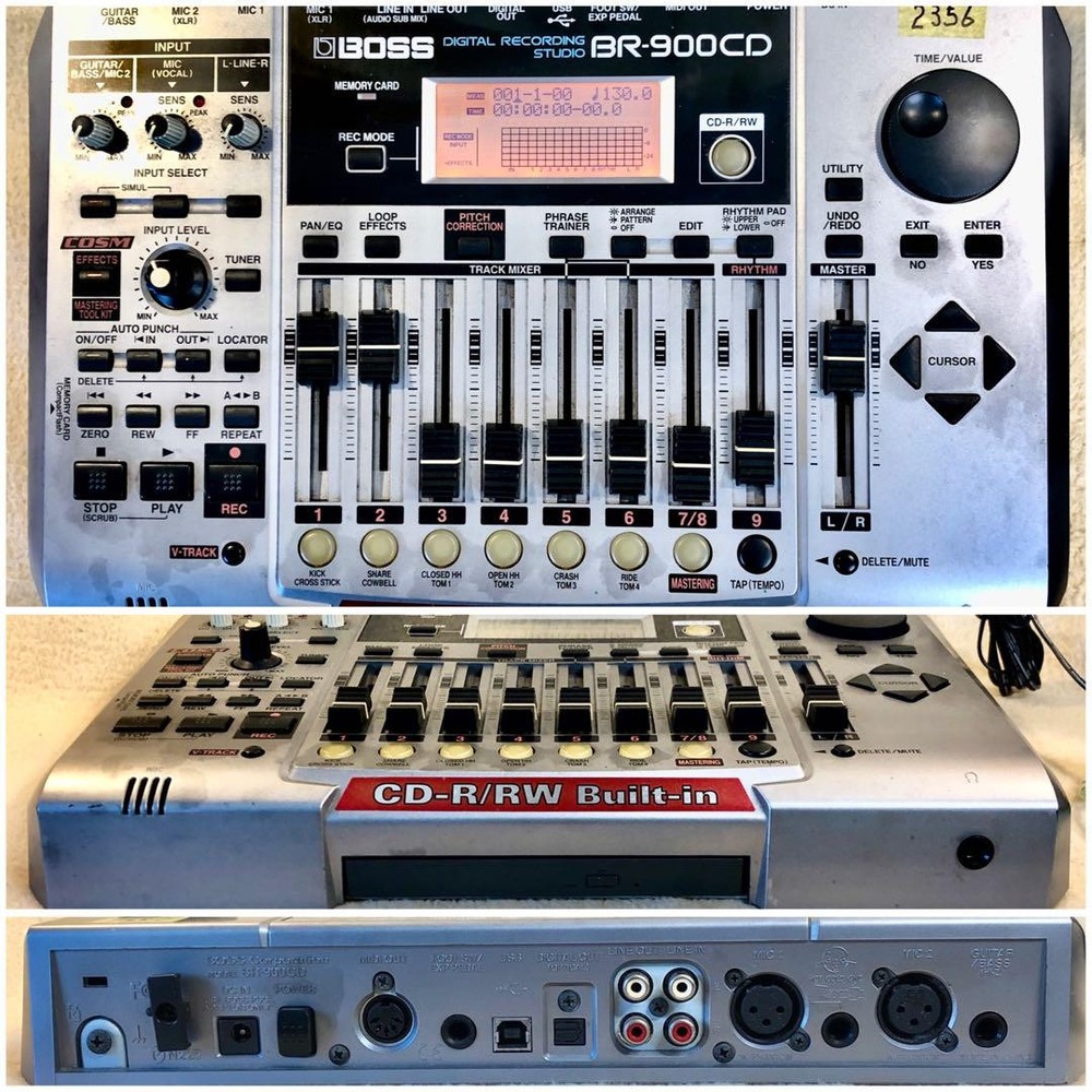 BOSS BR-1600CD Digital Record Studio Multi Track Recorder