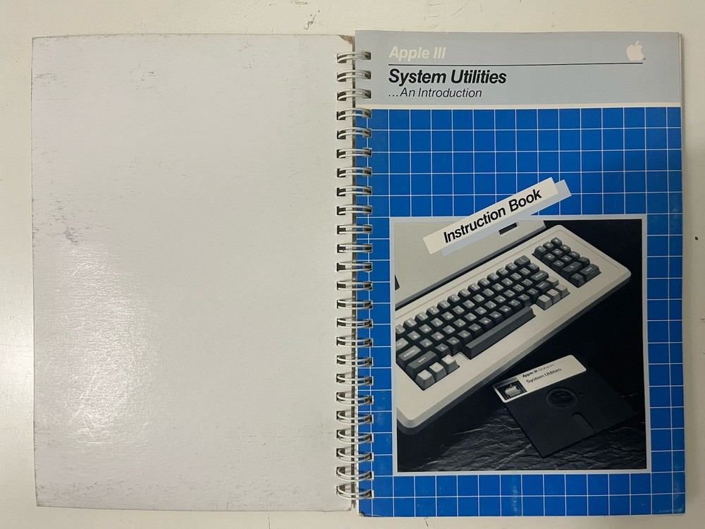Vintage 1982 Apple III System Utilities Instruction Booklet Apple Computer Inc.