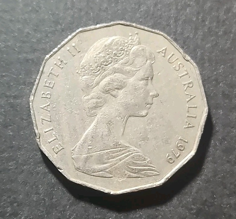 1979 AUSTRALIAN 50 CENT COIN  (KM.#68)