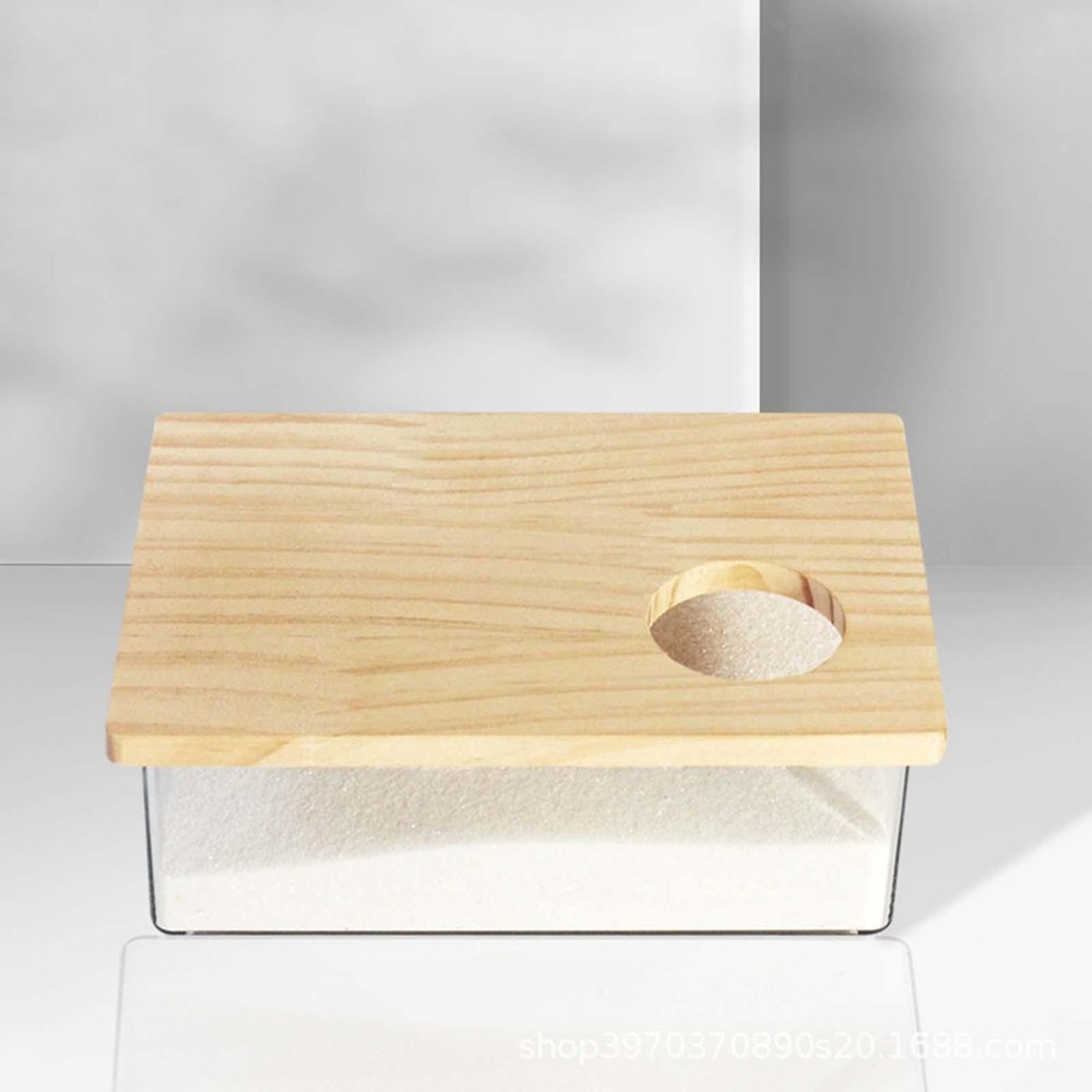 Hamster Sand Bath Container Hamster Bathroom Digging Sand Container Chinchilla