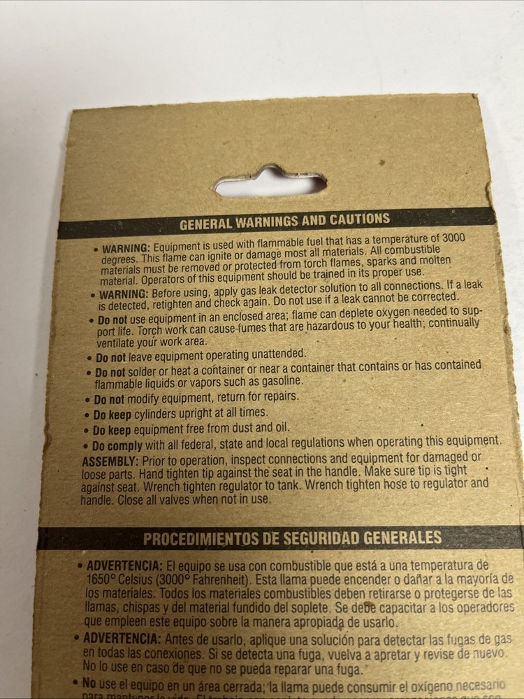 Goss Acet-O-Lite Feather Flame BA-4 Acetylene Tip