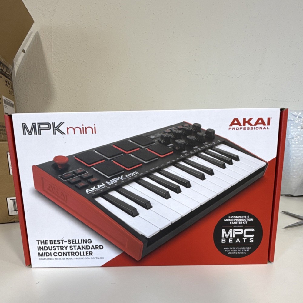 Akai Professional MPK mini MIDI Keyboard Controller 25 Synth Keys USB Pads Arp