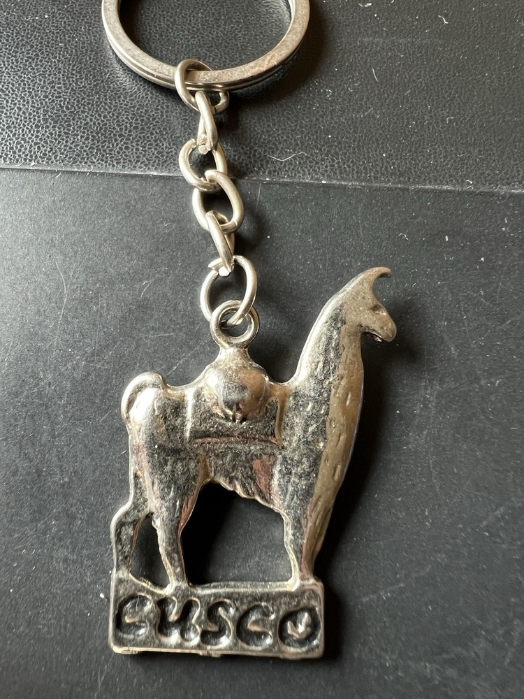 Llama Cusco Peru Keychain Keyring