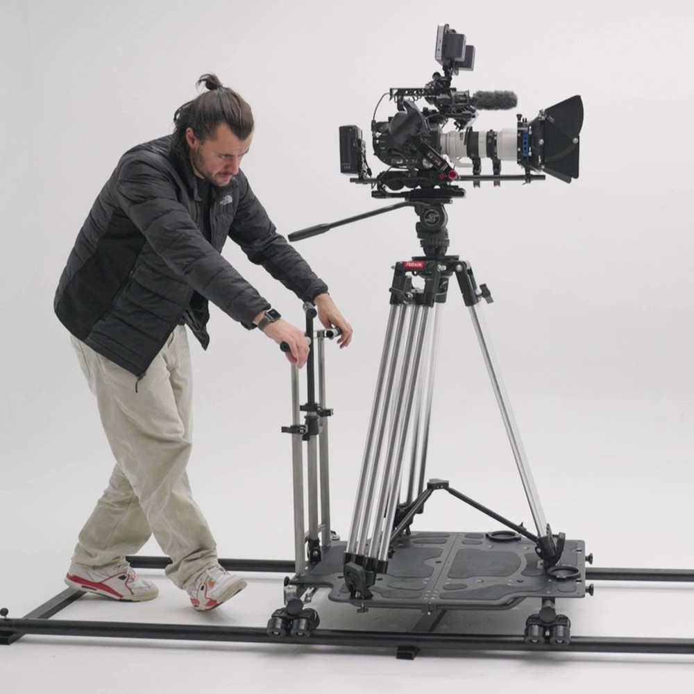 Proaim Foldable Floor/Track Video Camera Platform Dolly for Filmmakers