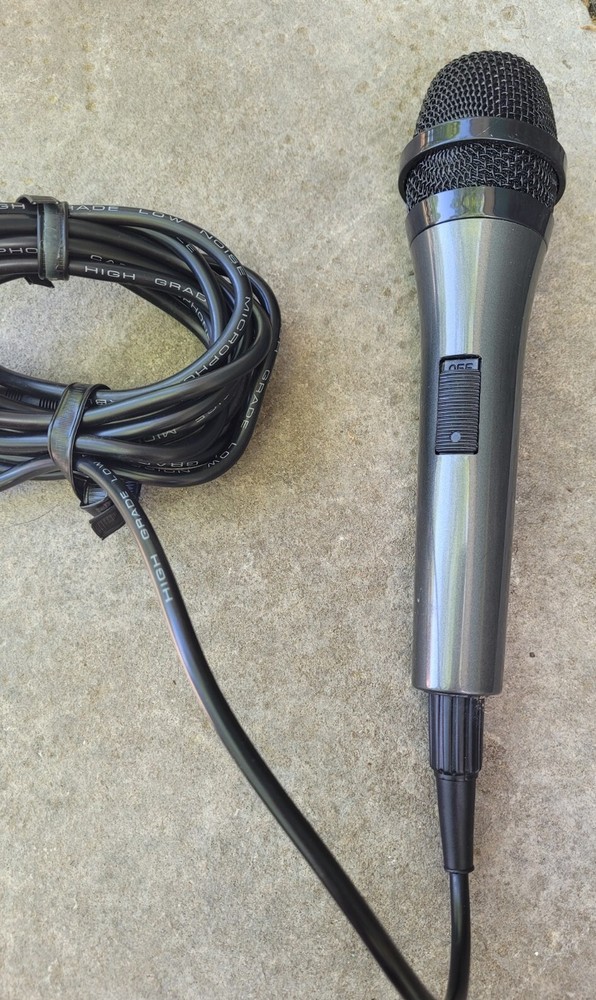 Unbranded Wired 1/4" Jack Microphone *High Grade Low Noise Cable*