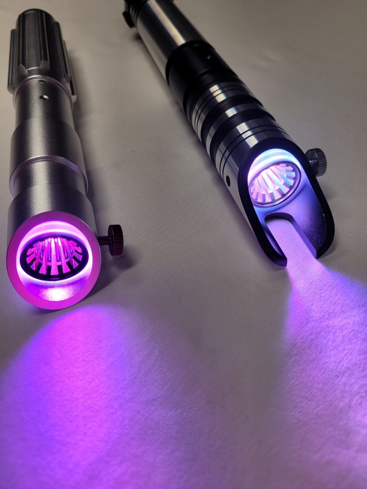 Lightsaber Blade Plug 1 Inch Black or Silver Light Saber Blade Plug Stud