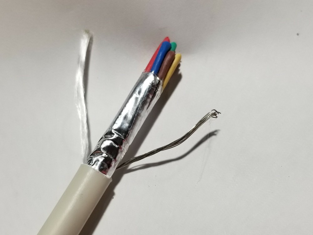 Southwire Genesis 3217 18/8C Plenum Shielded Security/Control Cable White /50ft