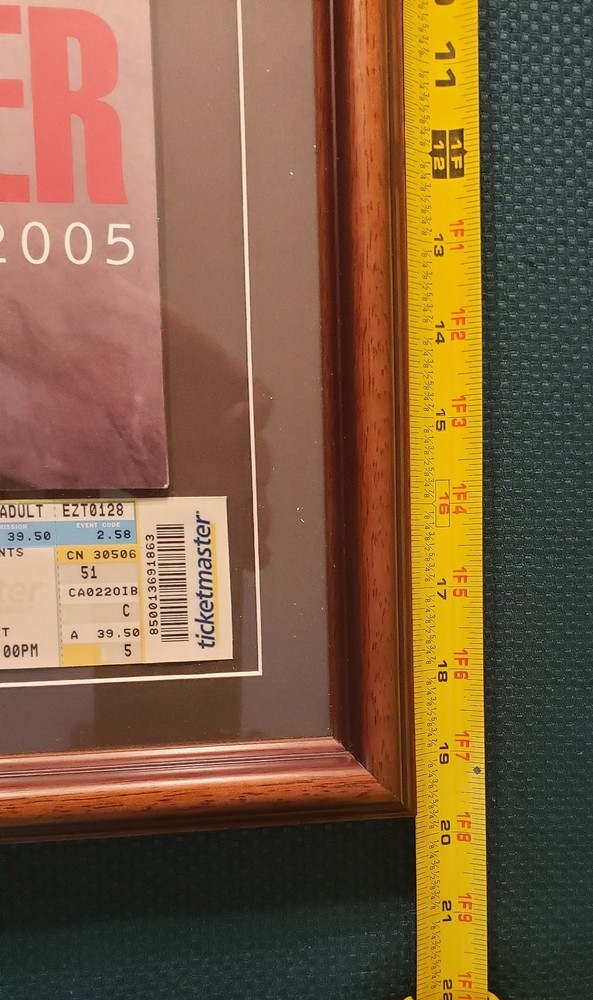 Joe Cocker Heart & Soul program Autographed, Professionally framed plus more