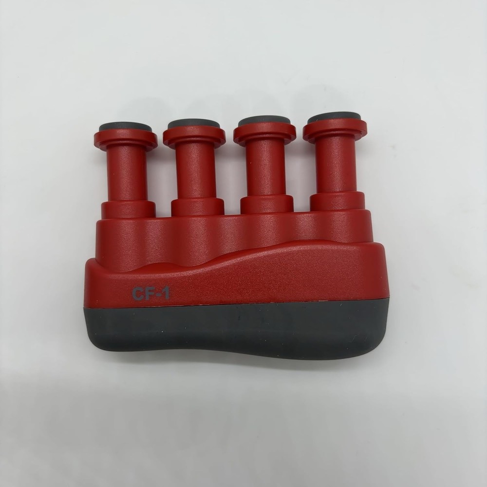 Hand Grip Trainer for Musicians - Boost Finger Strength & Flexibility, Red Color