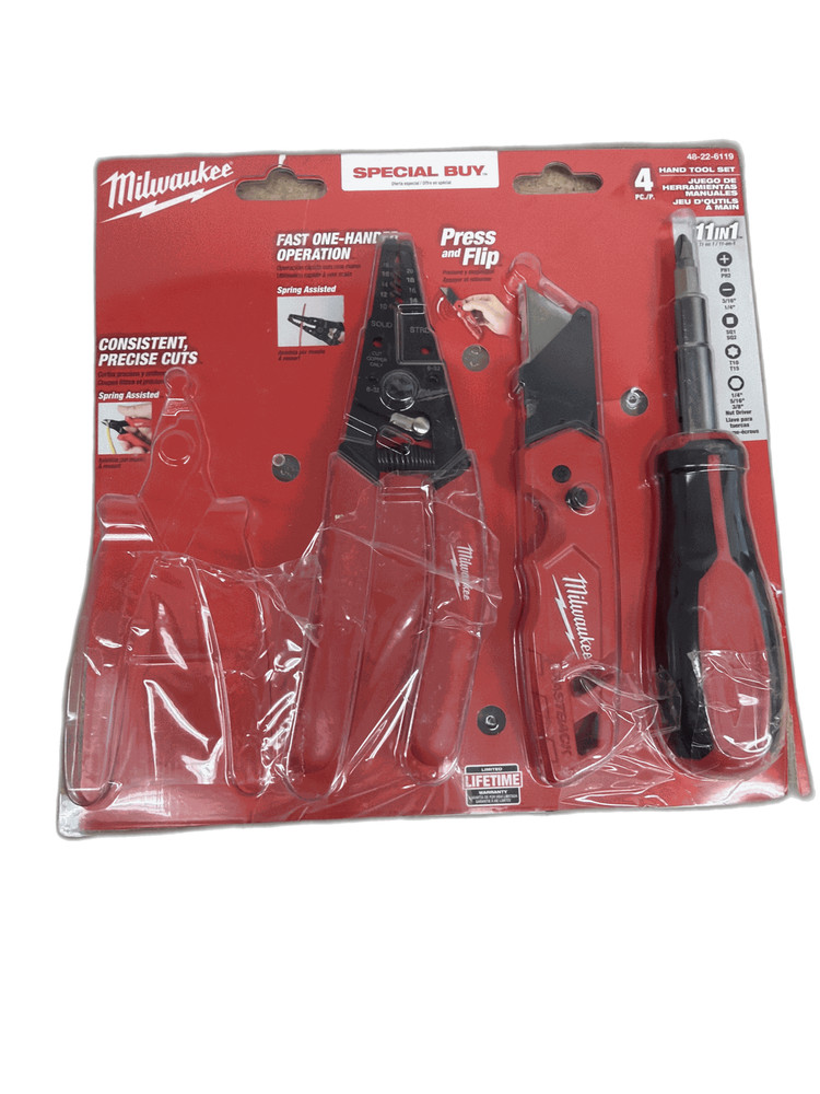 Milwaukee Electrician's Hand Tool Kit (4-Piece) MISSING