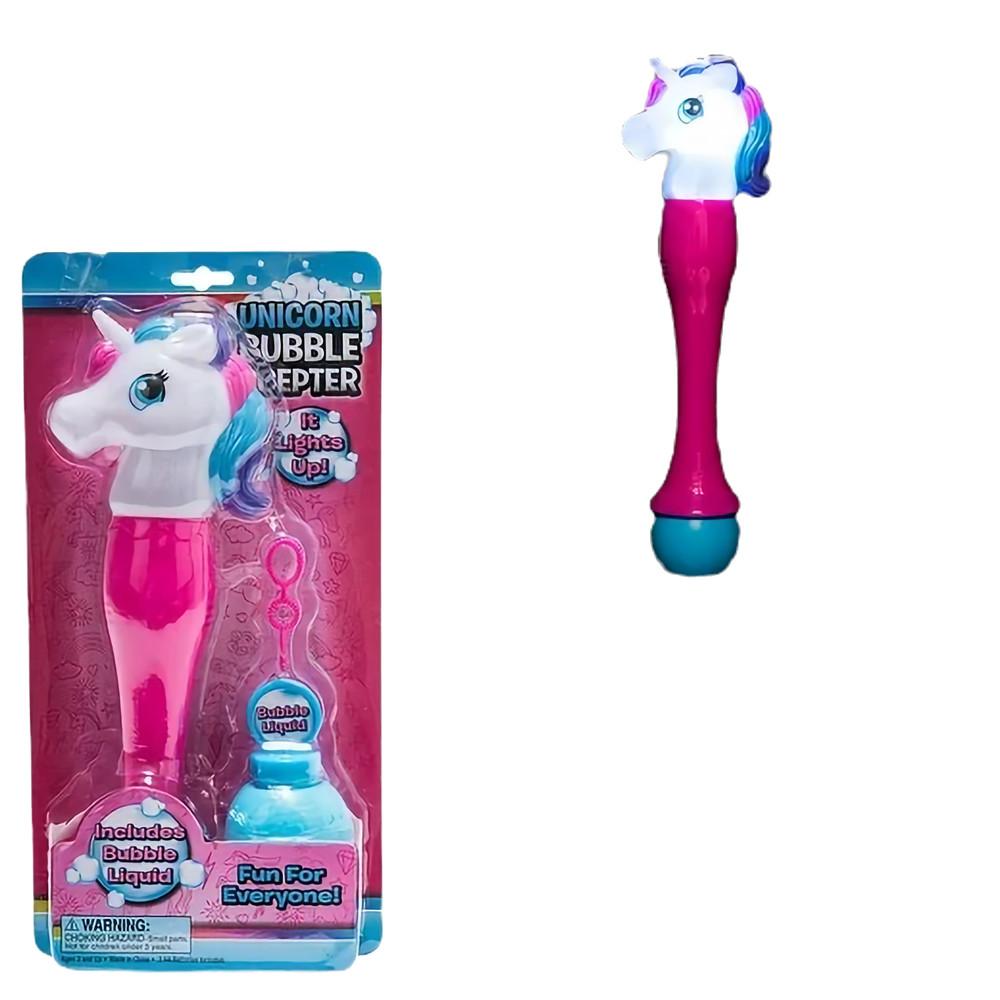 12.5" Unicorn Bubble Scepter