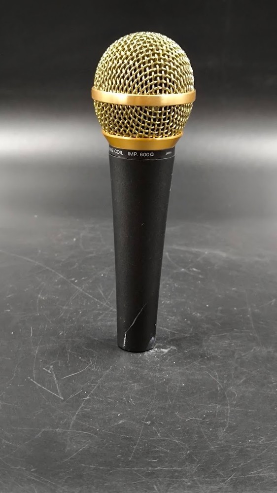Fostex M-5 Unidirectional Microphone Used Working Black