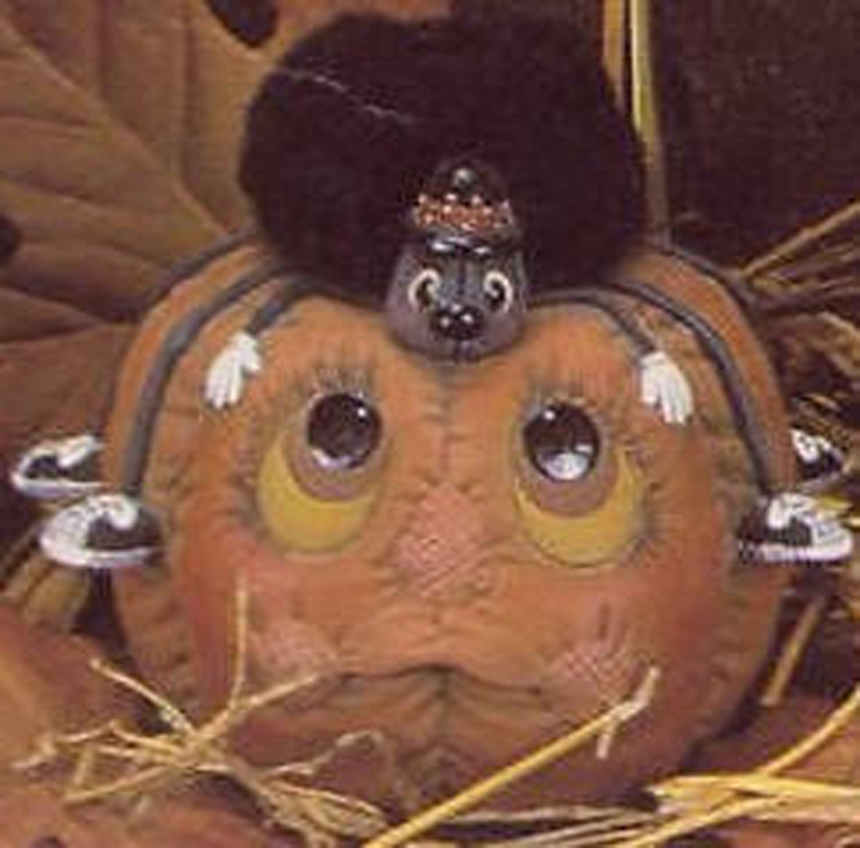 Ceramic Bisque~~ Ready to Paint~~  Pumpkin and Spider