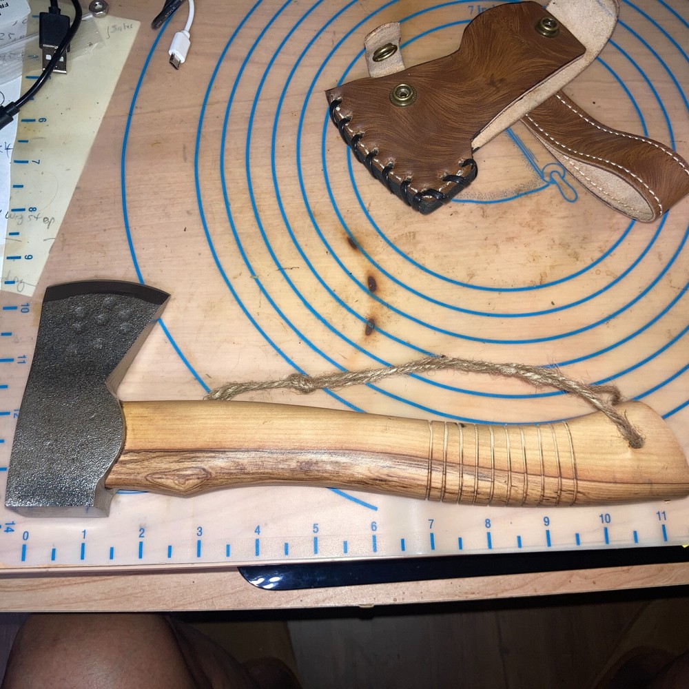 STANDARD axes, 11" pro throw size throwing axes, with sheaths