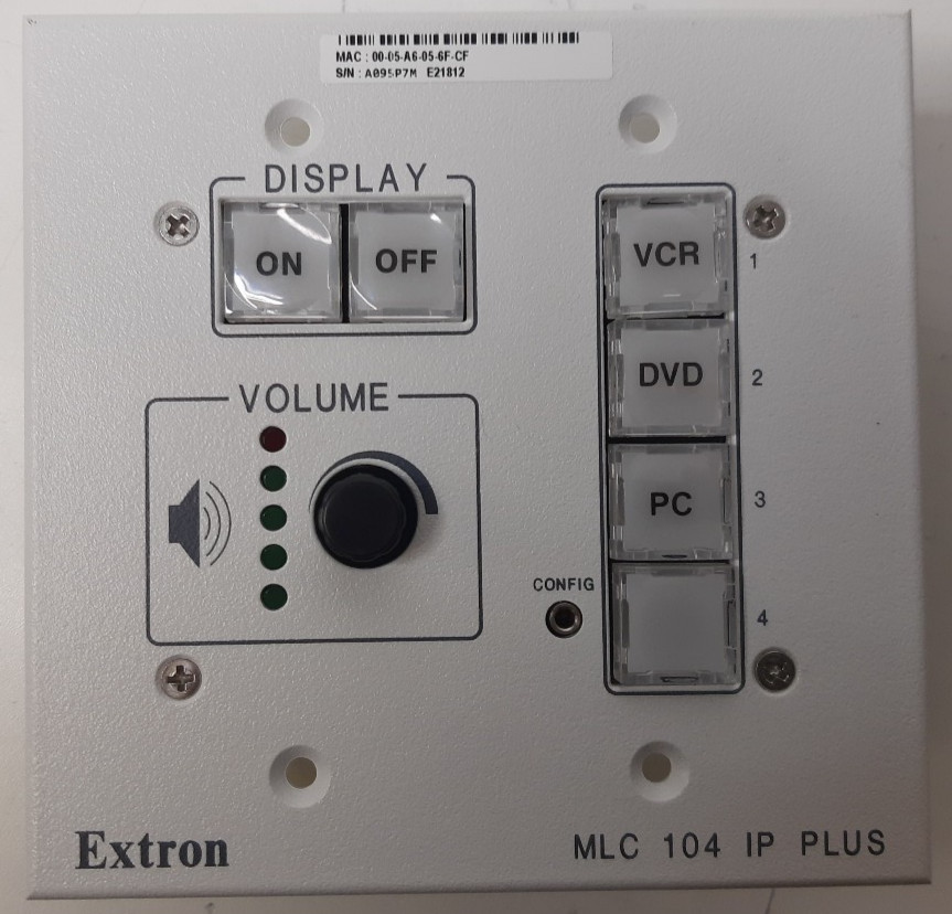 New Open Box Extron MLC 104 IP Plus