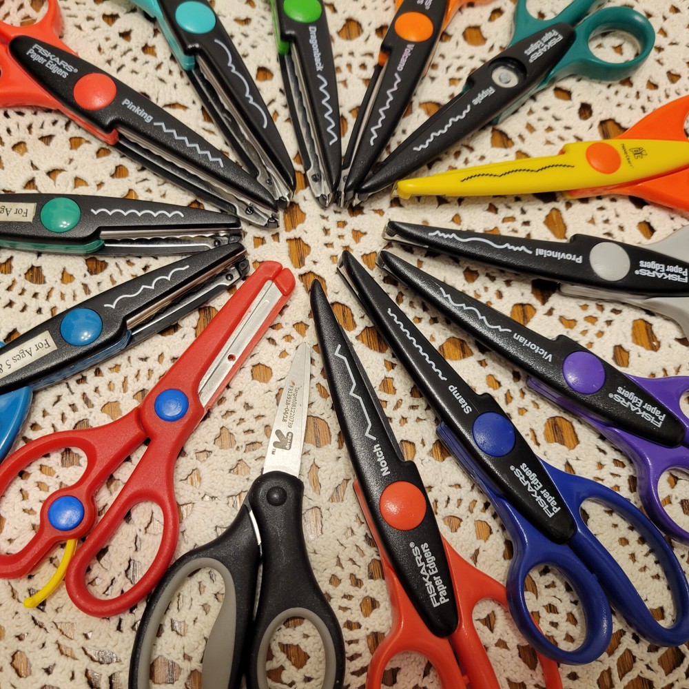 Fiskars Scrapbooking Scissors 14 Pair