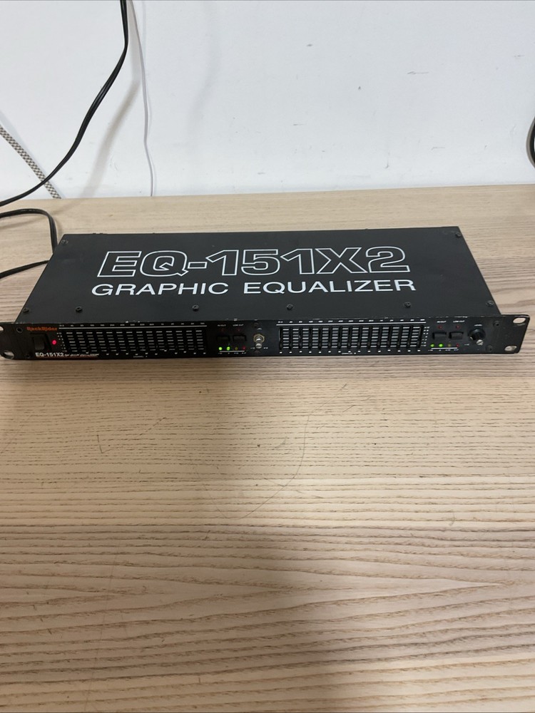 Rackrider EQ-151X2 Graphic ,equalizer,fast Shipping
