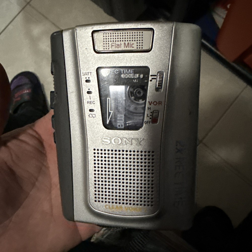 Portable Cassette Player Recorder Used Not Tested Compact Audio Device