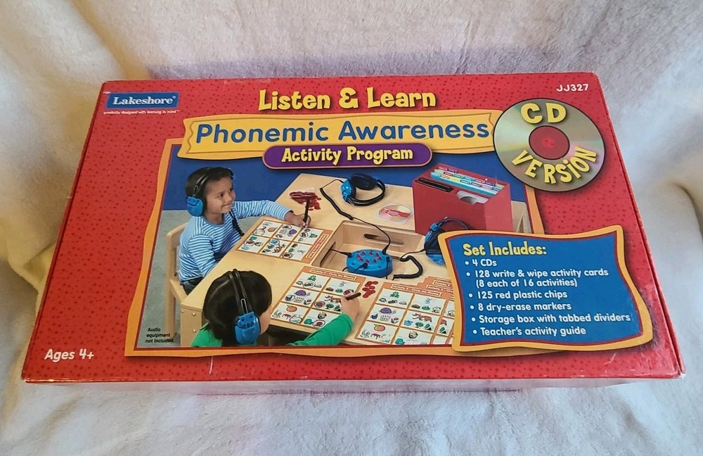 Lakeshore Listen & Learn Phonemic Awareness Activity Program W/CD's Incomplete