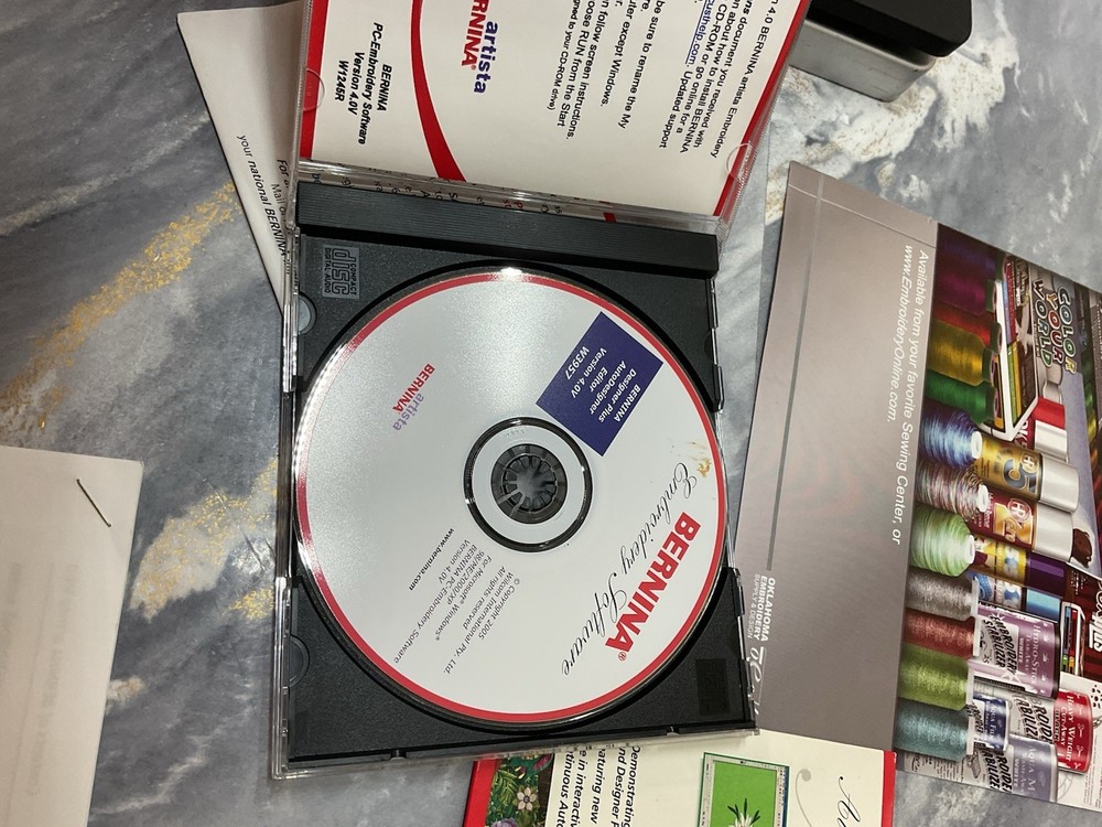Bernina Embroidery Software CD And Manuals Version 4