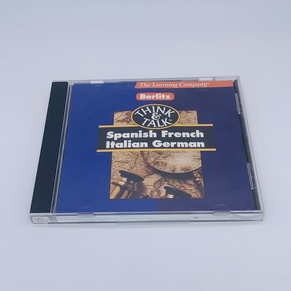 The Learning Company Berlitz Think & Talk Italian Version 2.0 Win Mac CD-ROM