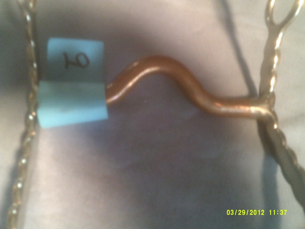 Bit Twisted Shank Medium Port 5" Copper Mouth