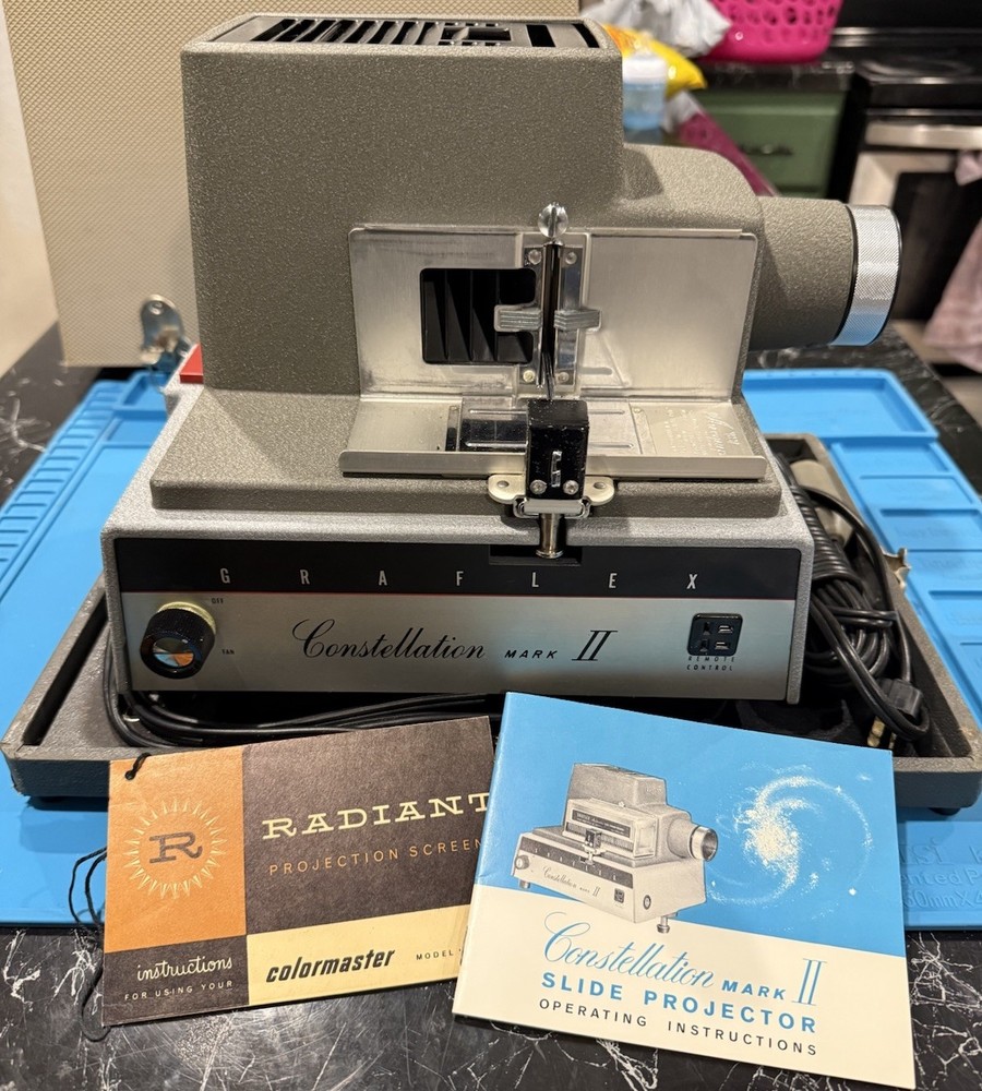 Constellation Mark 2 Vintage Projector With Magazines