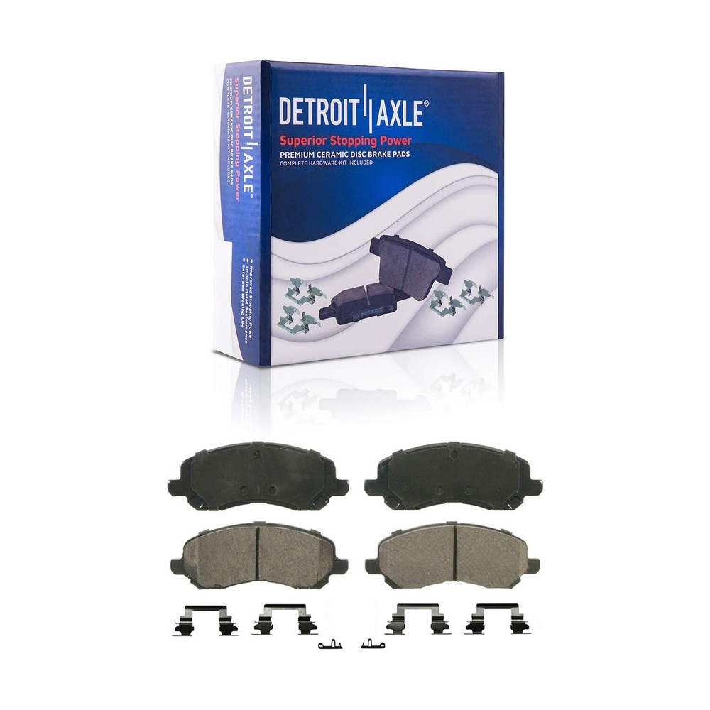Front & Rear Drilled Rotors Brake Pads for 2006 - 2007 Mitsubishi Eclipse Galant