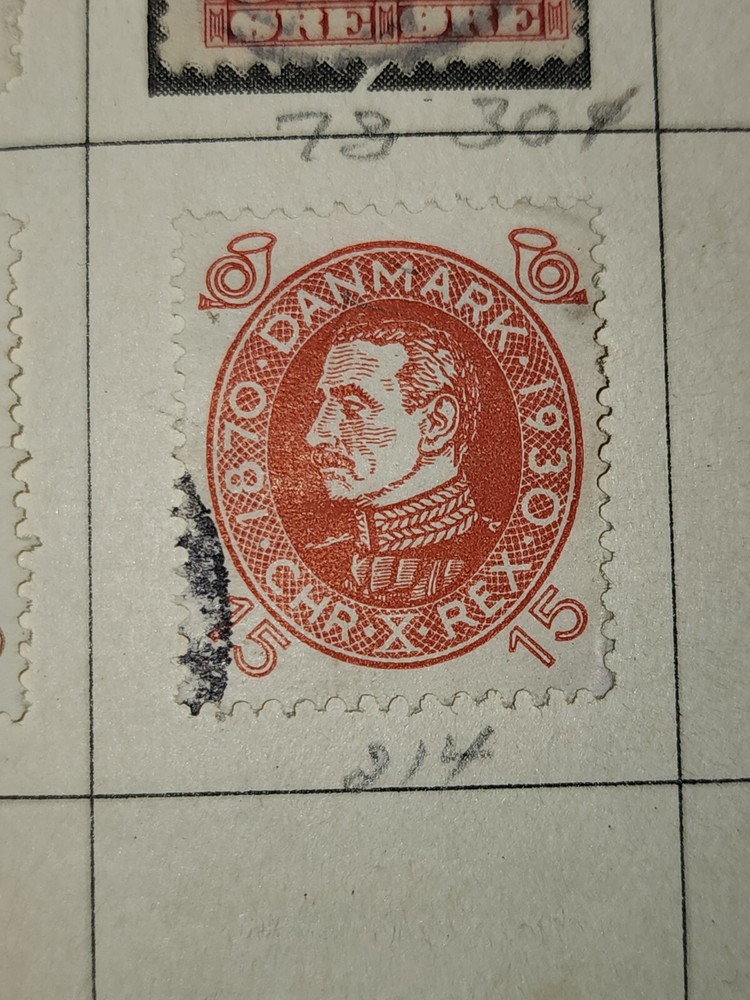 Foreign Denmark 15 Ore Stamp Used - #H224