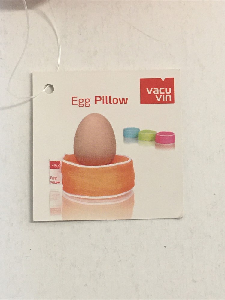 4pc Vacu Vin Egg Pillows Rest Keep Eggs from Rolling Holder Bean Bag