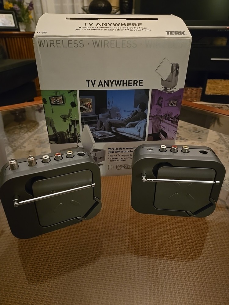 Terk Wireless A/V Transmitter & Receiver LF-30S Digital Media Streamer READ!