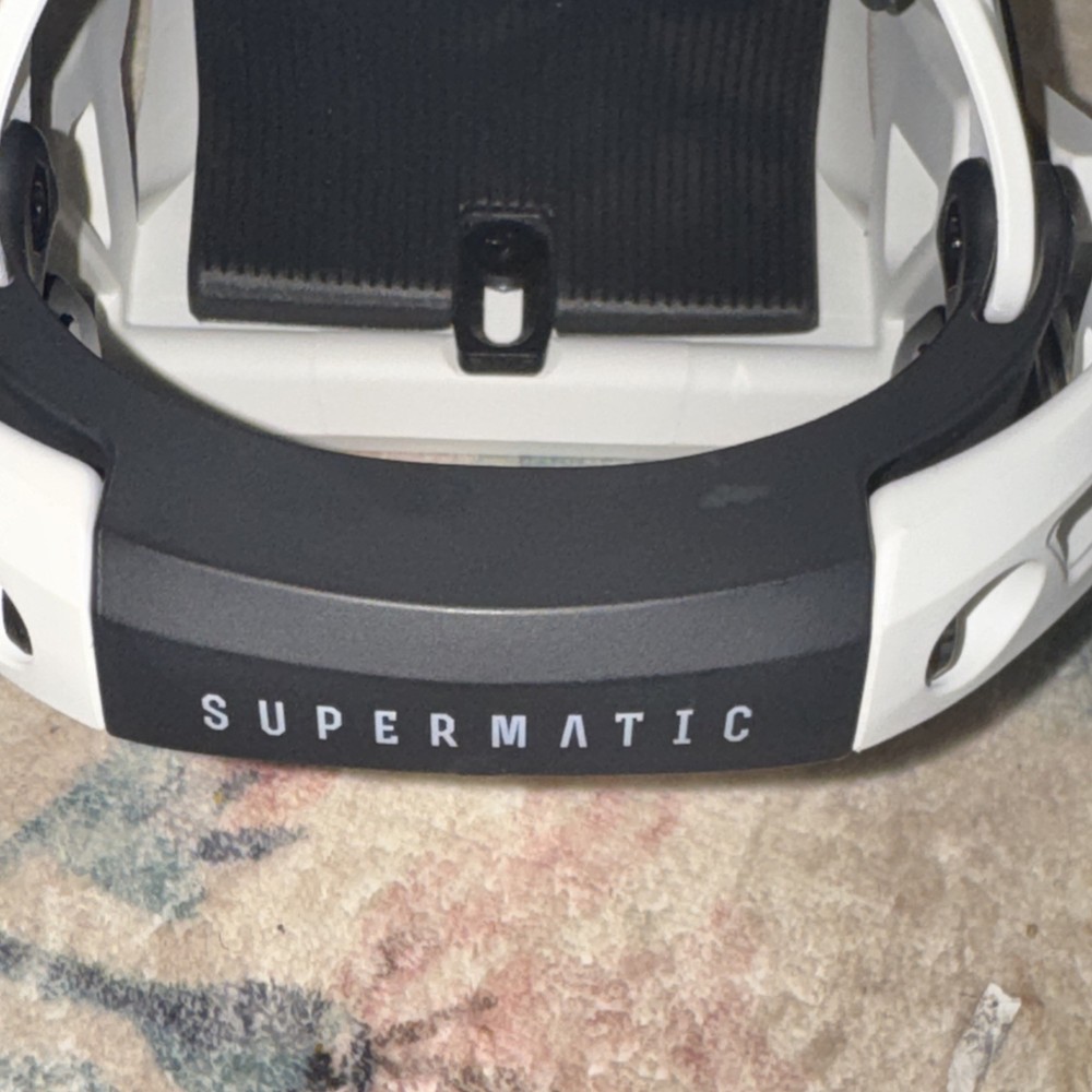Nidecker SuperMatic Drop In Snowboard Bindings White LARGE