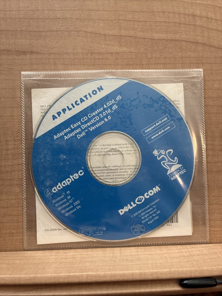 Dell Adaptec Easy  CD Creator 4.02D_D5