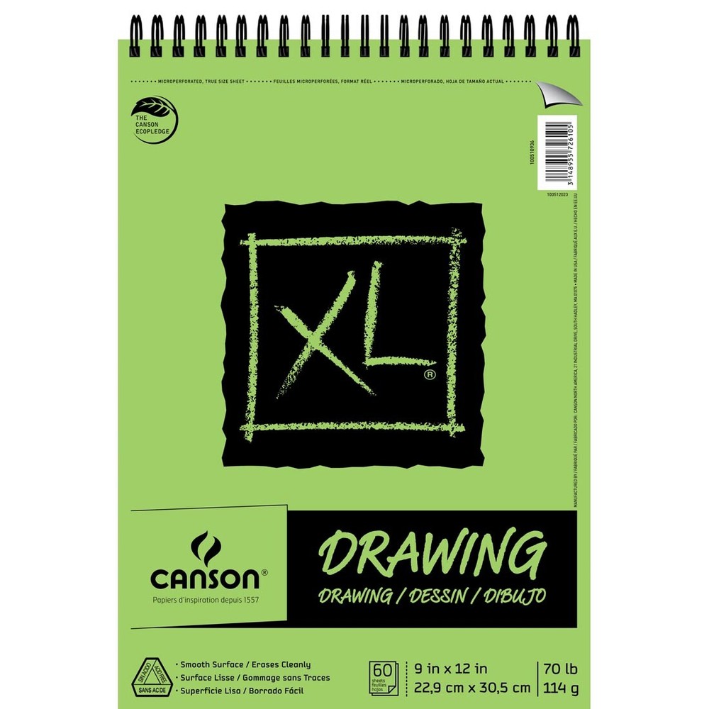 Canson XL Series Drawing Pad 9x12"