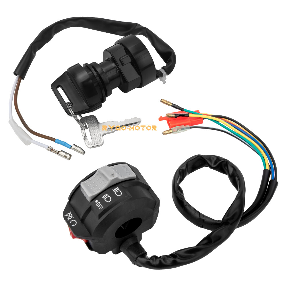 Start Stop Headlight Switch & Ignition Key Switch for Yamaha Blaster 200 YFS200