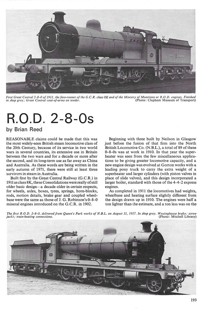 LOCO PROFILE 21 – R.O.D. 2-8-0s