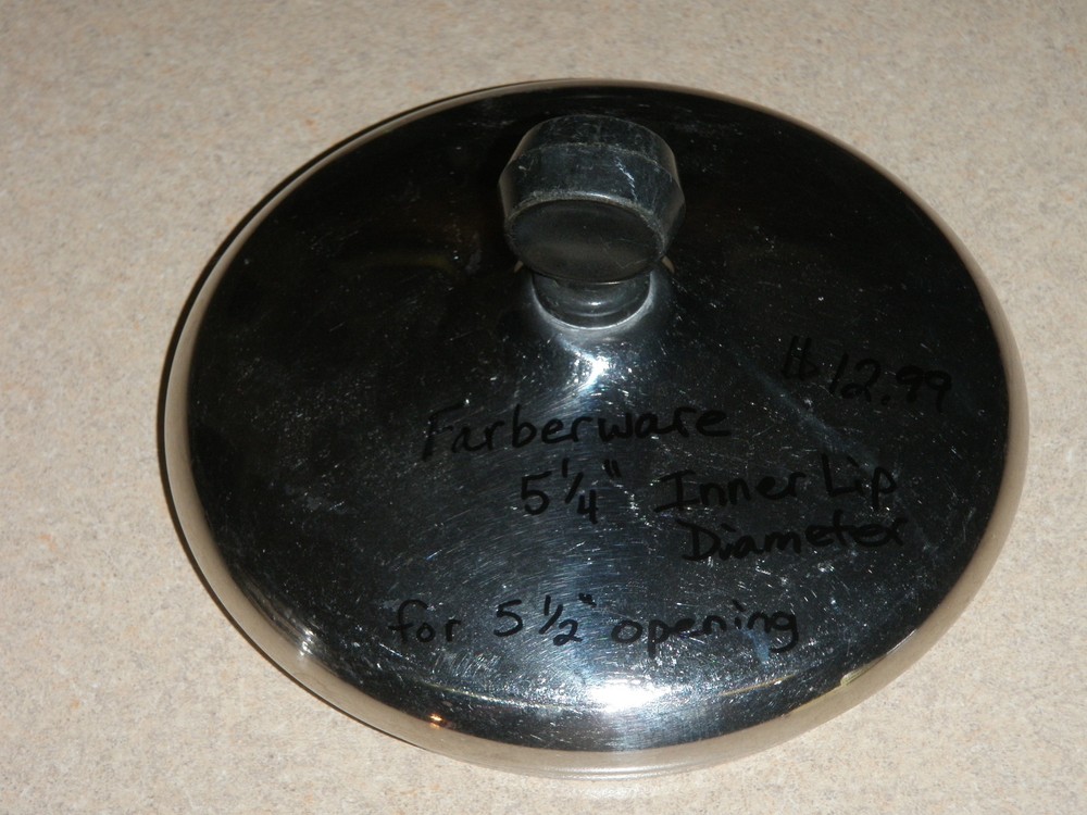 Farberware Cookware 5-1/4 Lid for 5 1/2 Inch opening