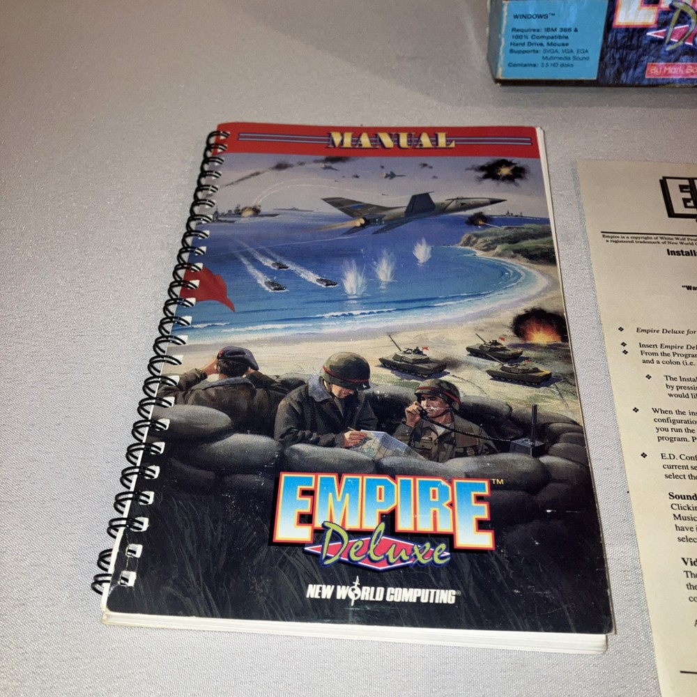 Empire Deluxe - IBM 3.5" Disks - New World Computing, 1993
