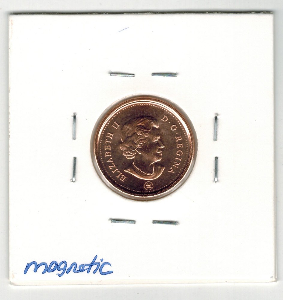 2012 Canadian Penny Magnetic