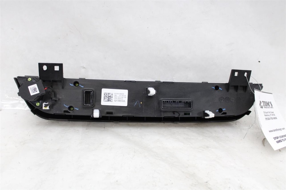Used A/C Selector Switch fits: 2022 Kia Telluride front automatic temperature co