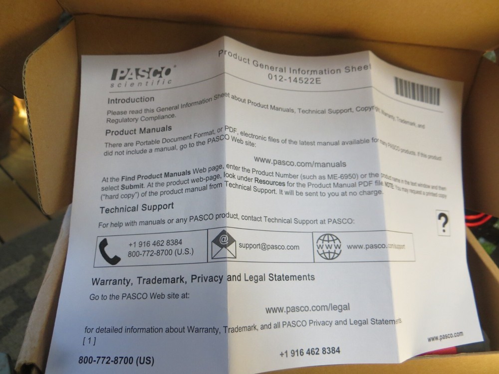 Pasco Collision Cart • ME-9454