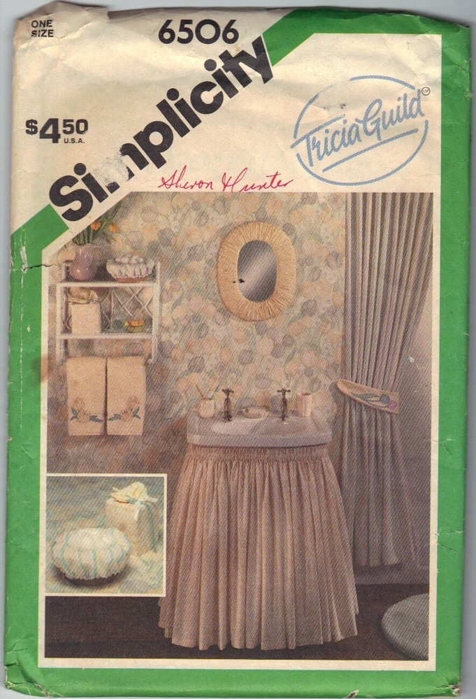 Simplicity 6506 Bathroom Accessories UNCUT FF