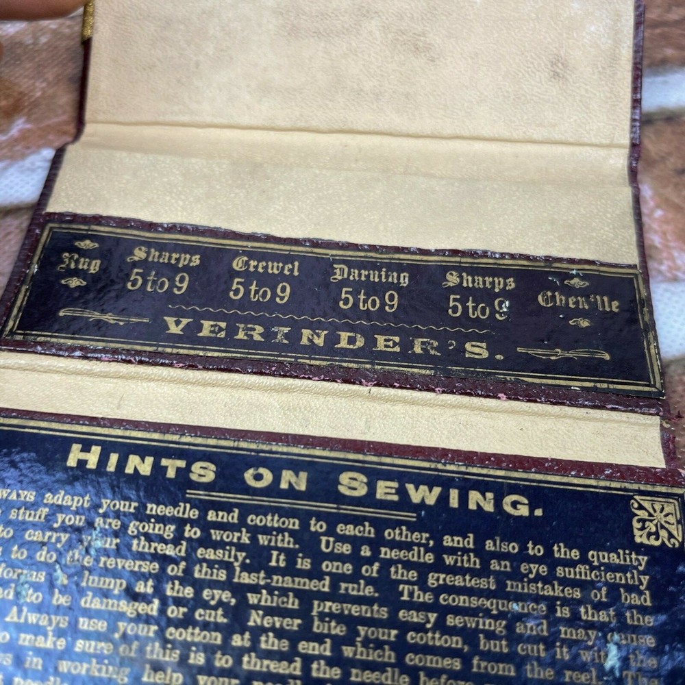 Vintage Verinders Chenille Needle Kit