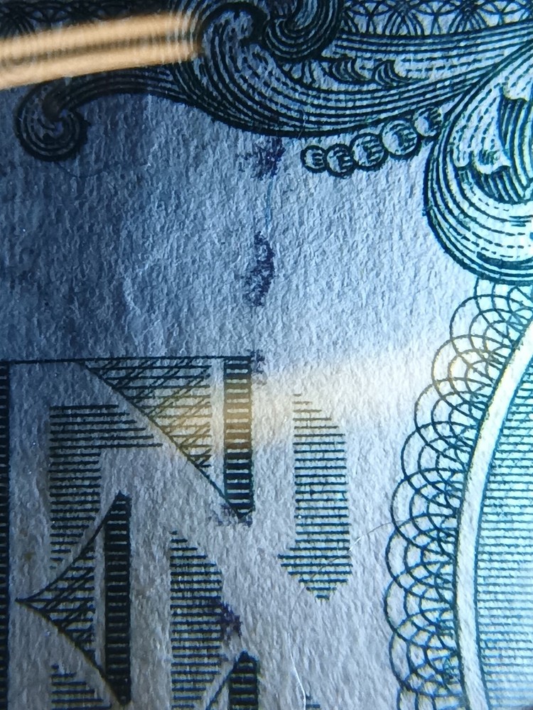2017 $1 FRN **Super Radar**Ink Error Note!!!
