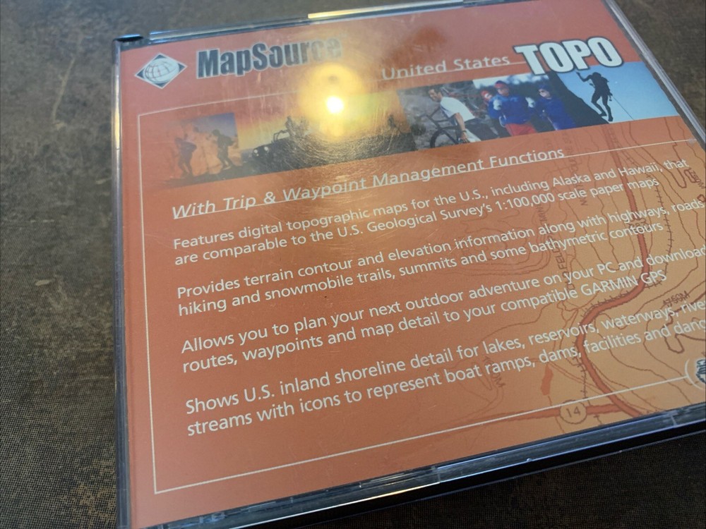 Garmin MapSource United States Topo 4 CD-ROM Set - Version 3.02