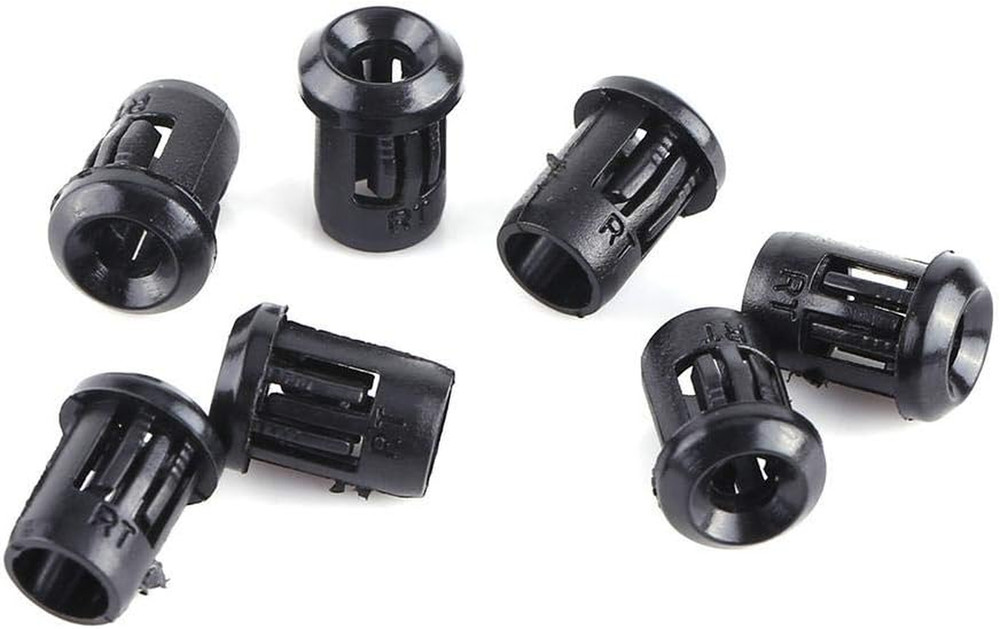 3Mm LED Holders 50PCS Plastic Bezel Mount Light Bulb Socket Clips Black Tool Kit