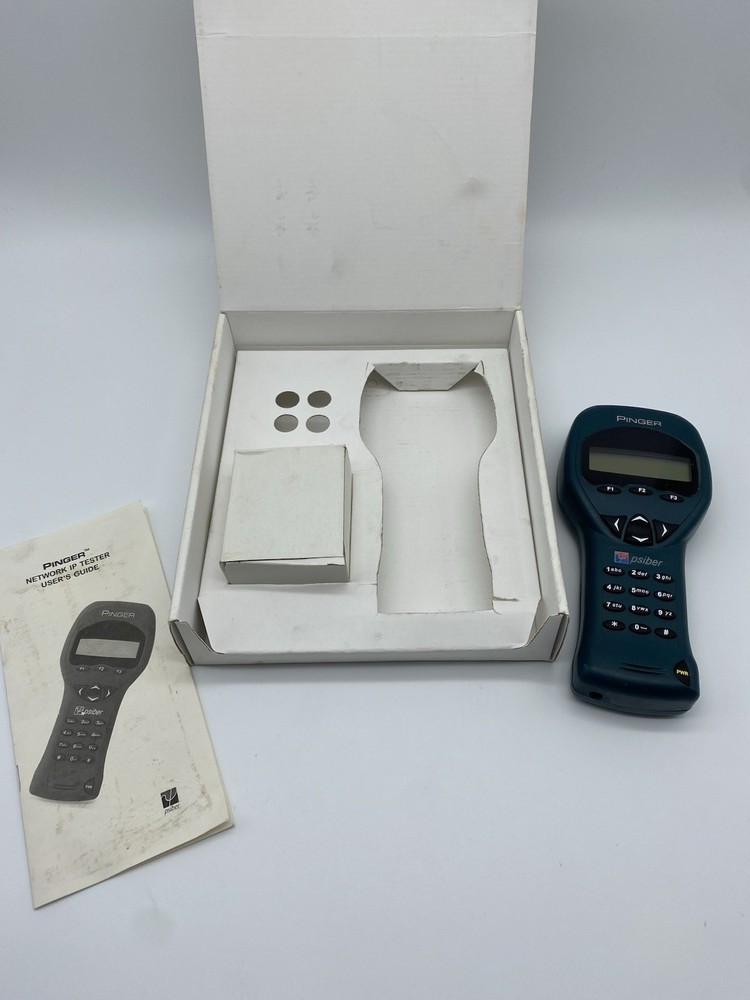 Psiber Data Systems: Pinger Cable Network IP Tester Box Plug Manual