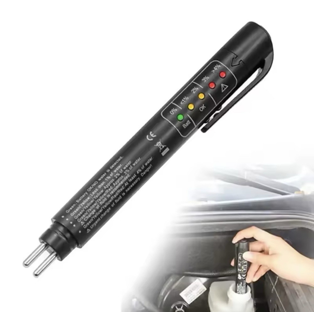 Break Liquid Tester Pen With 5LED Indicator DOT 3 ,4,5.1 Auto Break Testing Tool