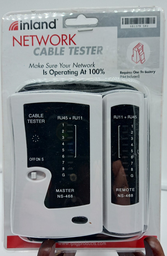 Inland Network Cable Tester New In PKG With Case