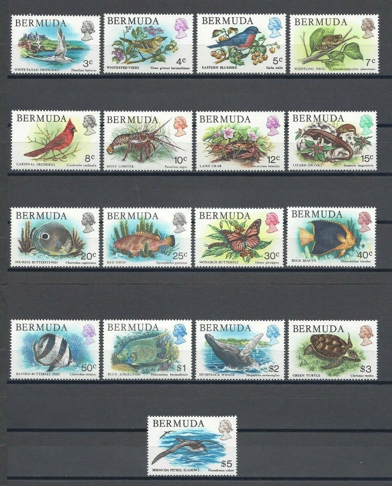 BERMUDA 1978/83 SG 387/403 MNH